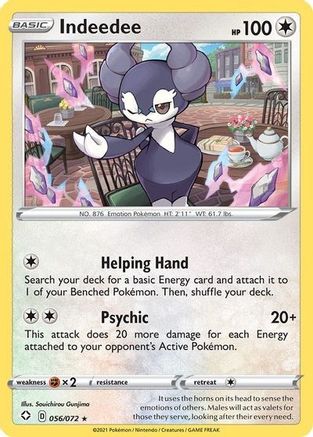 Indeedee (Deck Exclusives) (56) - Shining Fates