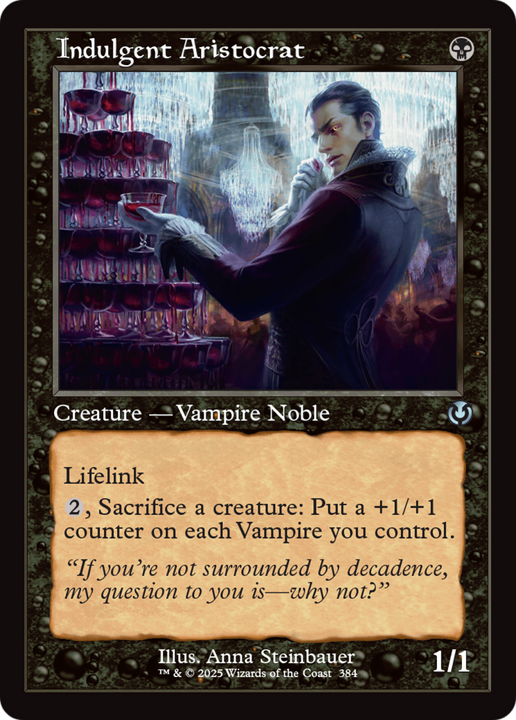 Indulgent Aristocrat (Retro) (384) Foil - Innistrad Remastered