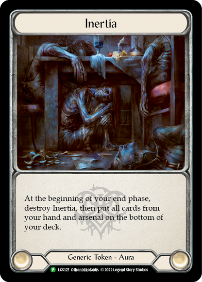 Inertia // Ponder (LGS127) Cold Foil - Flesh and Blood: Promo Cards