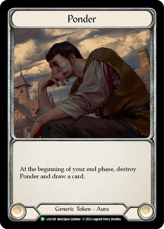 Inertia // Ponder (LGS127) Cold Foil - Flesh and Blood: Promo Cards