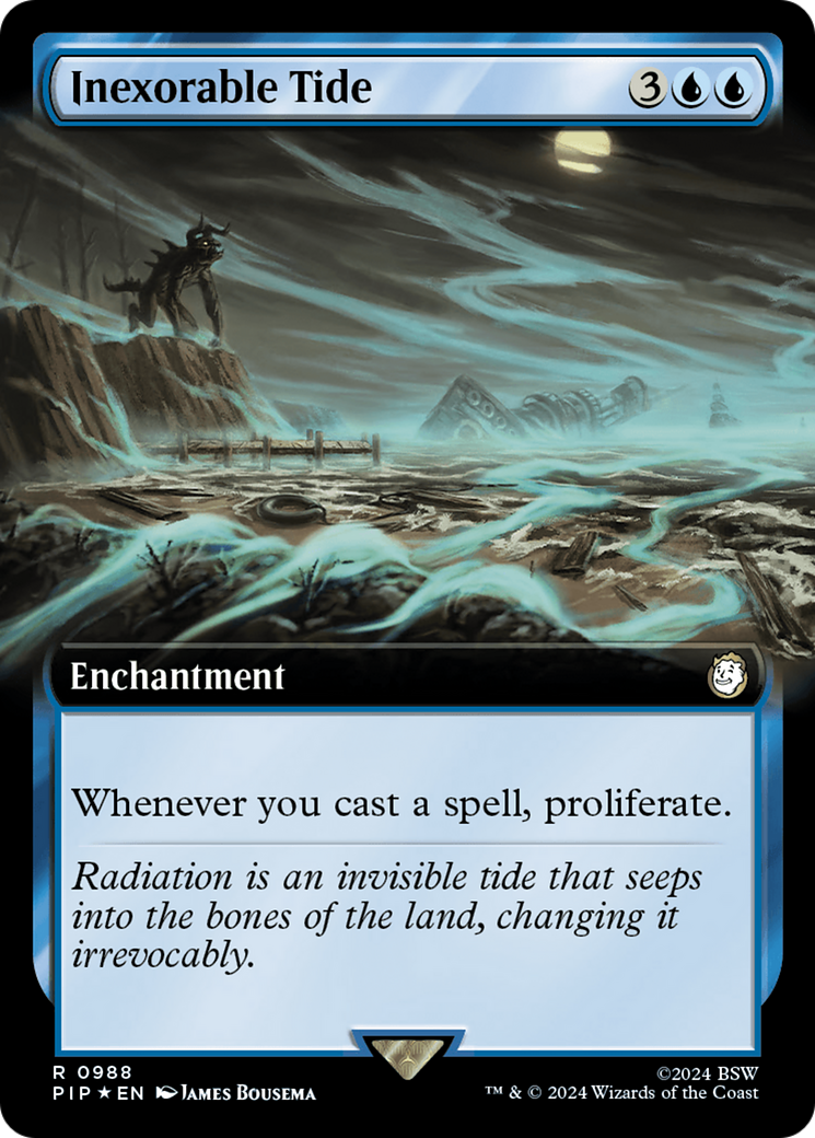Inexorable Tide (Extended Art) (988) Surge Foil - Fallout