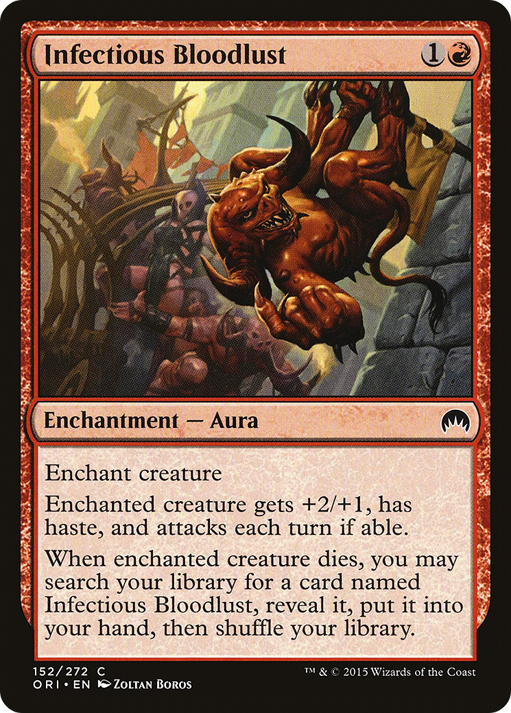 Infectious Bloodlust (152) Foil - Magic Origins