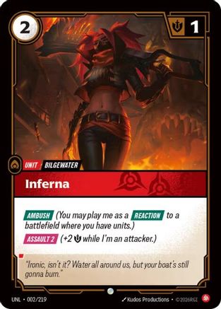 Inferna (002) Foil - Unleashed