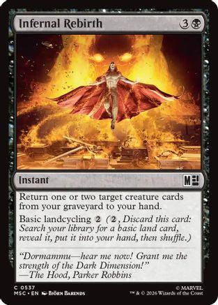 Infernal Rebirth (537) Foil - Commander: Marvel Super Heroes
