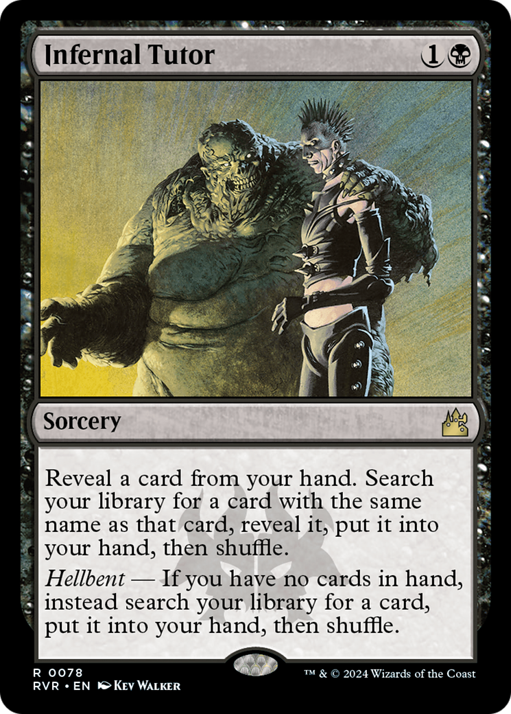 Infernal Tutor (078) Foil - Ravnica Remastered