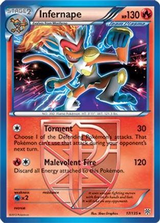 Infernape (Deck Exclusives) (17) - Plasma Storm