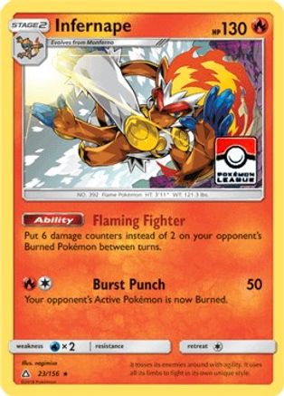Infernape (Pokemon League) (23) Reverse Holofoil - Ultra Prism