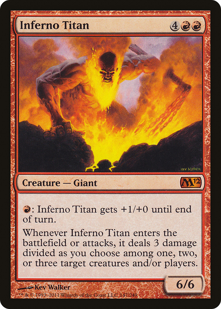 Inferno Titan (147) Foil - Magic 2012