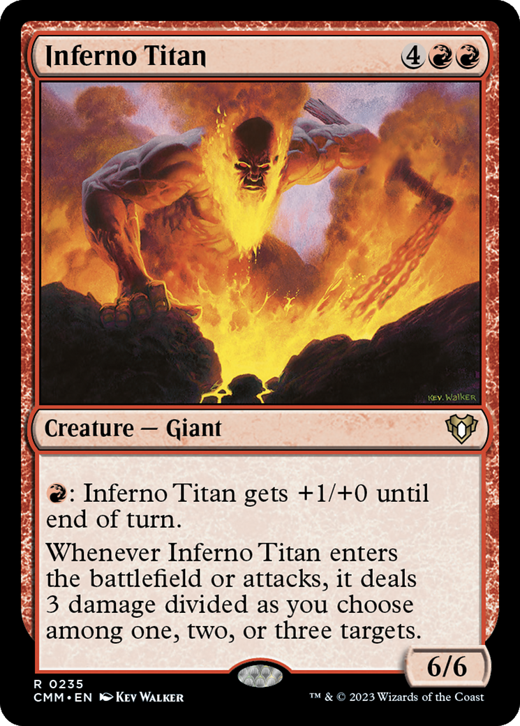 Inferno Titan (235) Foil - Commander Masters