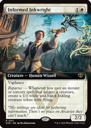 Informed Inkwright (Extended Art) (311) - Secrets of Strixhaven