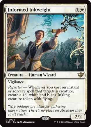 Informed Inkwright (Promo Pack) (020) - Secrets of Strixhaven