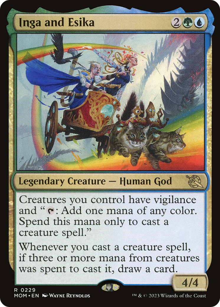 Inga and Esika (229) - March of the Machine Foil