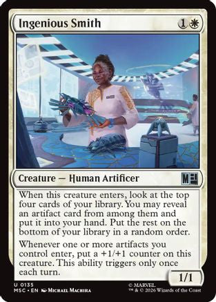 Ingenious Smith (135) Surge Foil - Commander: Marvel Super Heroes