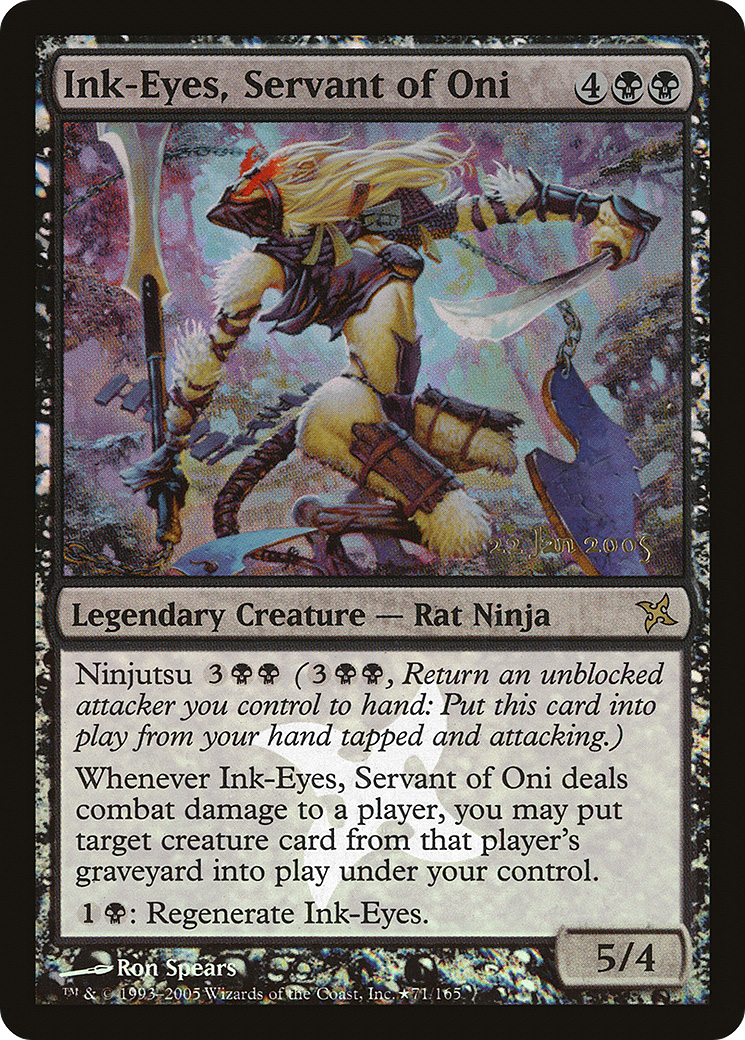 Ink-Eyes, Servant of Oni (Promo) (071) Foil - Betrayers of Kamigawa