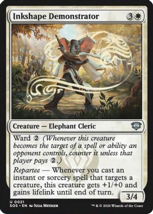 Inkshape Demonstrator (021) Foil - Secrets of Strixhaven