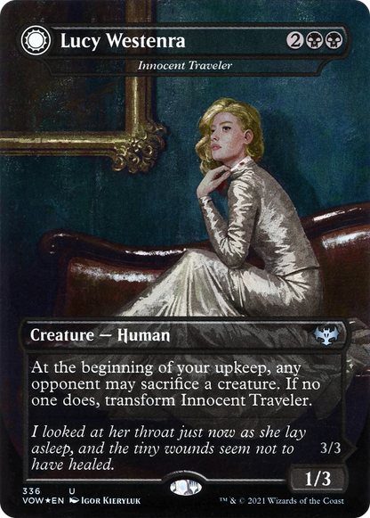 Innocent Traveler // Malicious Invader (336) - Innistrad: Crimson Vow Foil