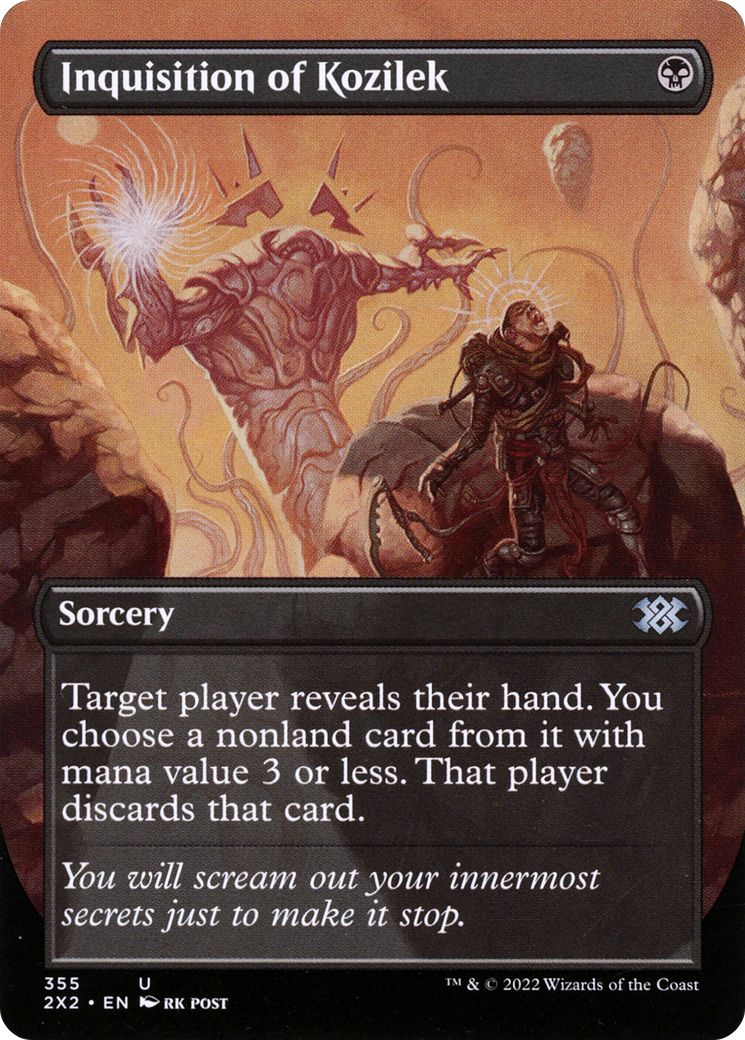 Inquisition of Kozilek (Borderless) (355) Foil - Double Masters 2022