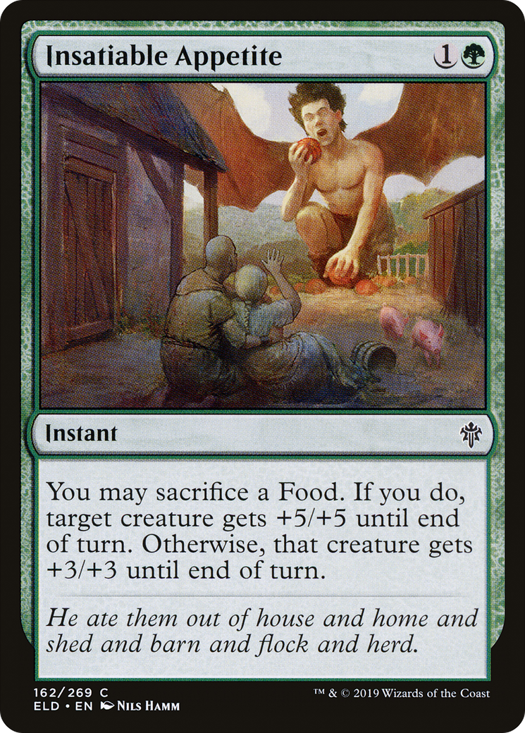 Insatiable Appetite (162) - Throne of Eldraine Foil