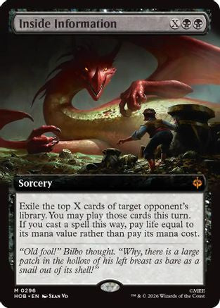 Inside Information (Extended Art) (296) Foil - The Hobbit