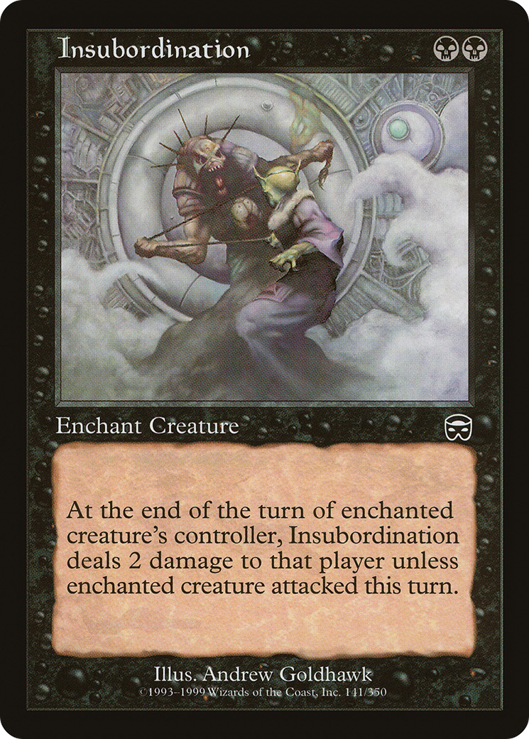 Insubordination (141) Foil - Mercadian Masques