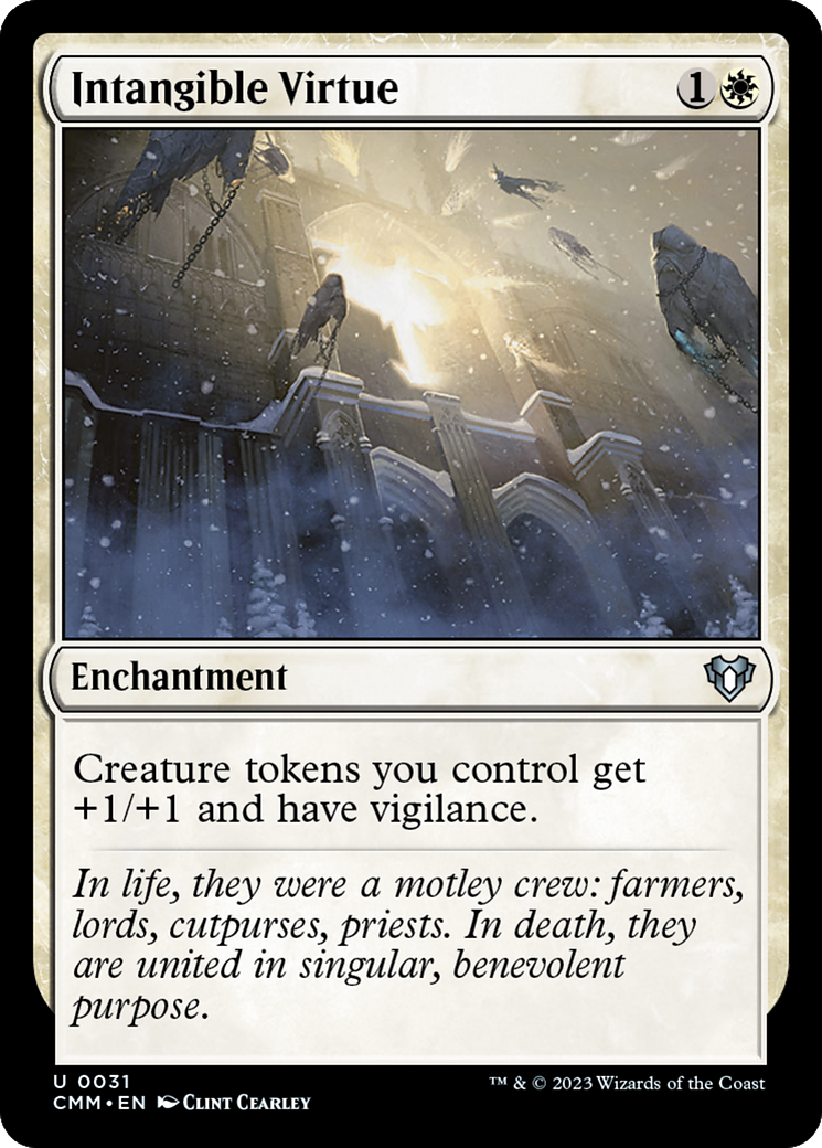 Intangible Virtue (031) Foil - Commander Masters