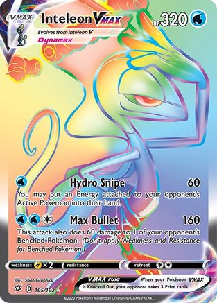 Inteleon VMAX (195) Holofoil - Rebel Clash
