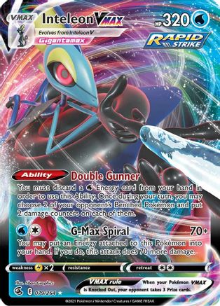 Inteleon VMAX (79) Holofoil - Fusion Strike