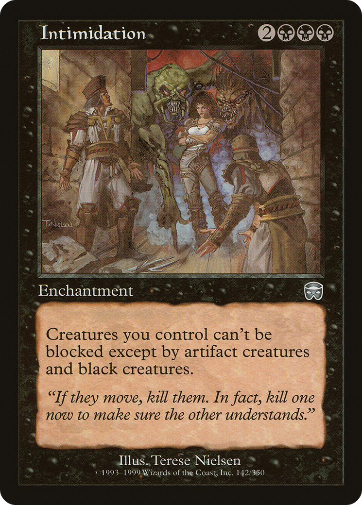 Intimidation (142) Foil - Mercadian Masques