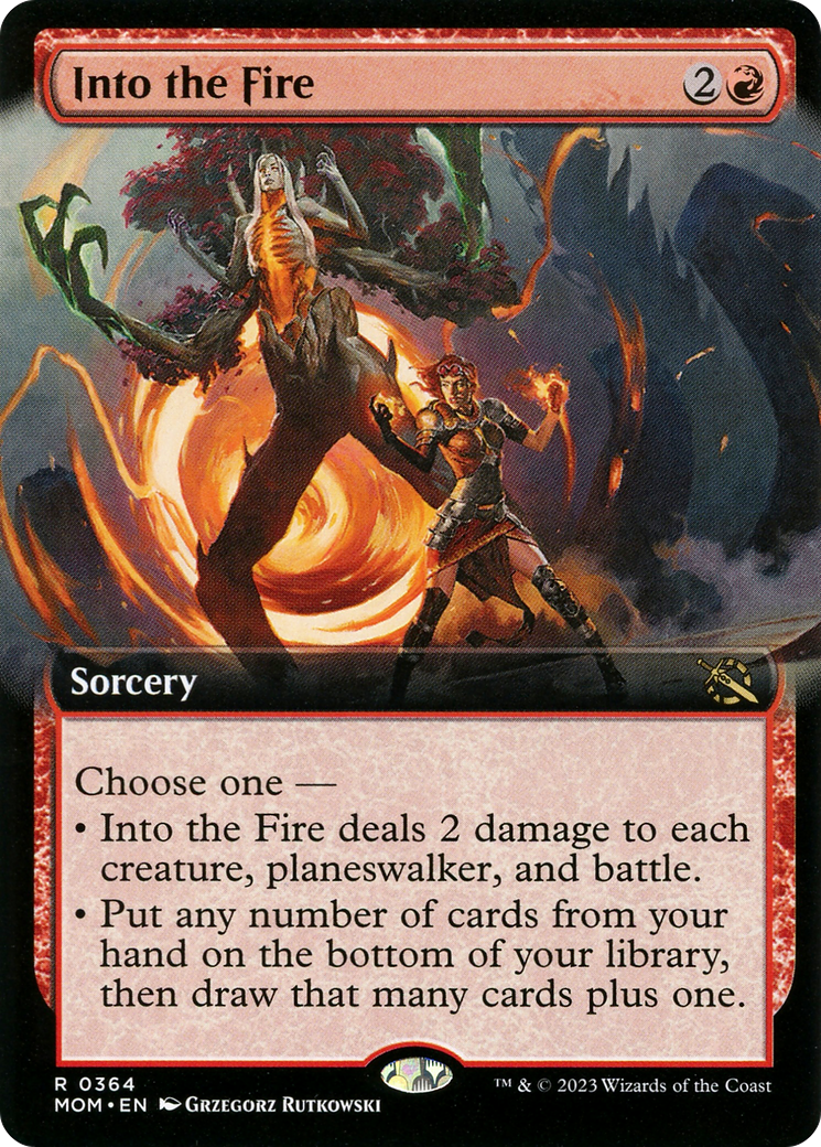Into the Fire (Extended Art) (364) - March of the Machine Foil