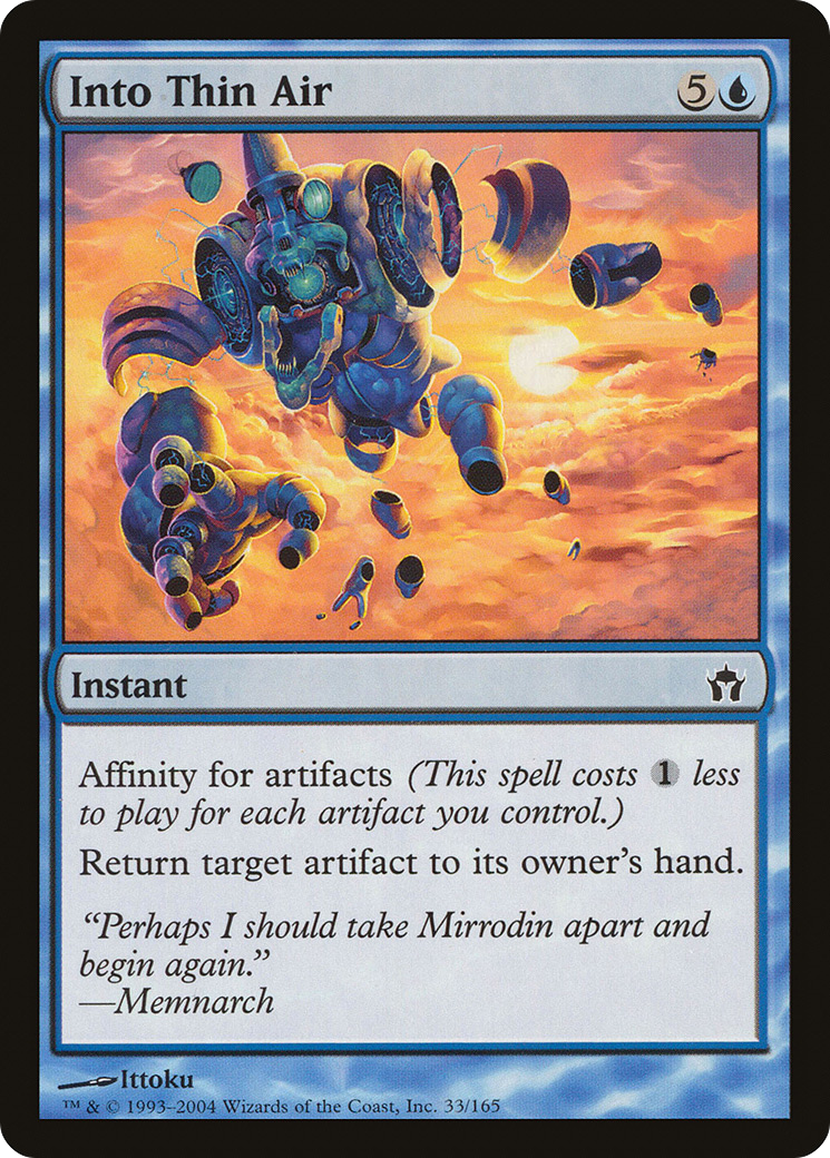 Into Thin Air (033) Foil - Fifth Dawn