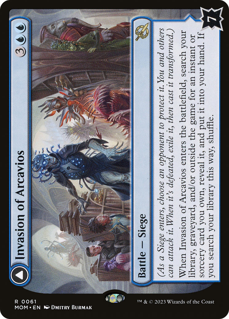 Invasion of Arcavios // Invocation of the Founders (061) - March of the Machine Foil