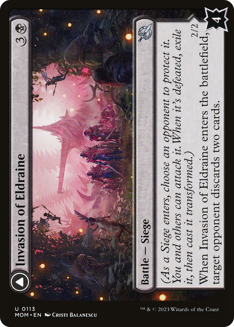 Invasion of Eldraine // Prickle Faeries (113) - March of the Machine Foil