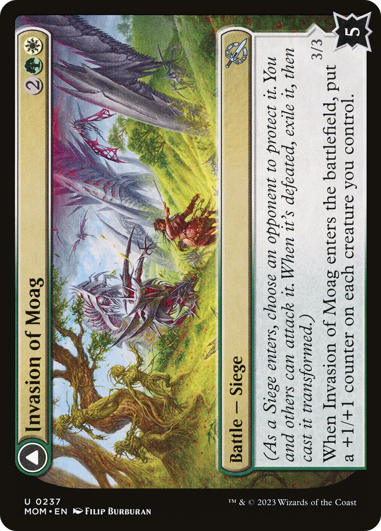 Invasion of Moag // Bloomwielder Dryads (237) - March of the Machine Foil