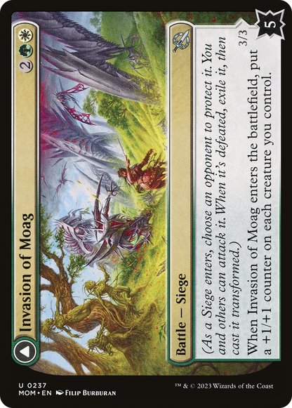 Invasion of Moag // Bloomwielder Dryads (237) - March of the Machine Foil