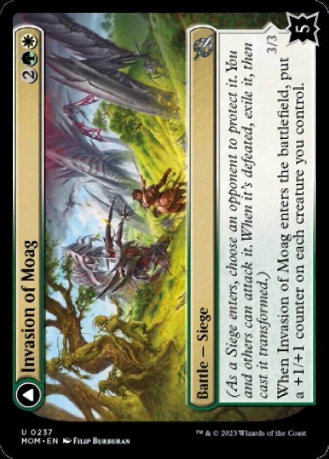 Invasion of Moag // Bloomwielder Dryads (237) - March of the Machine Foil
