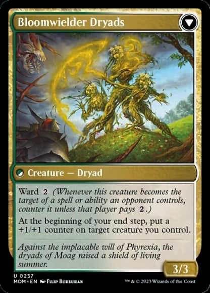 Invasion of Moag // Bloomwielder Dryads (237) - March of the Machine Foil