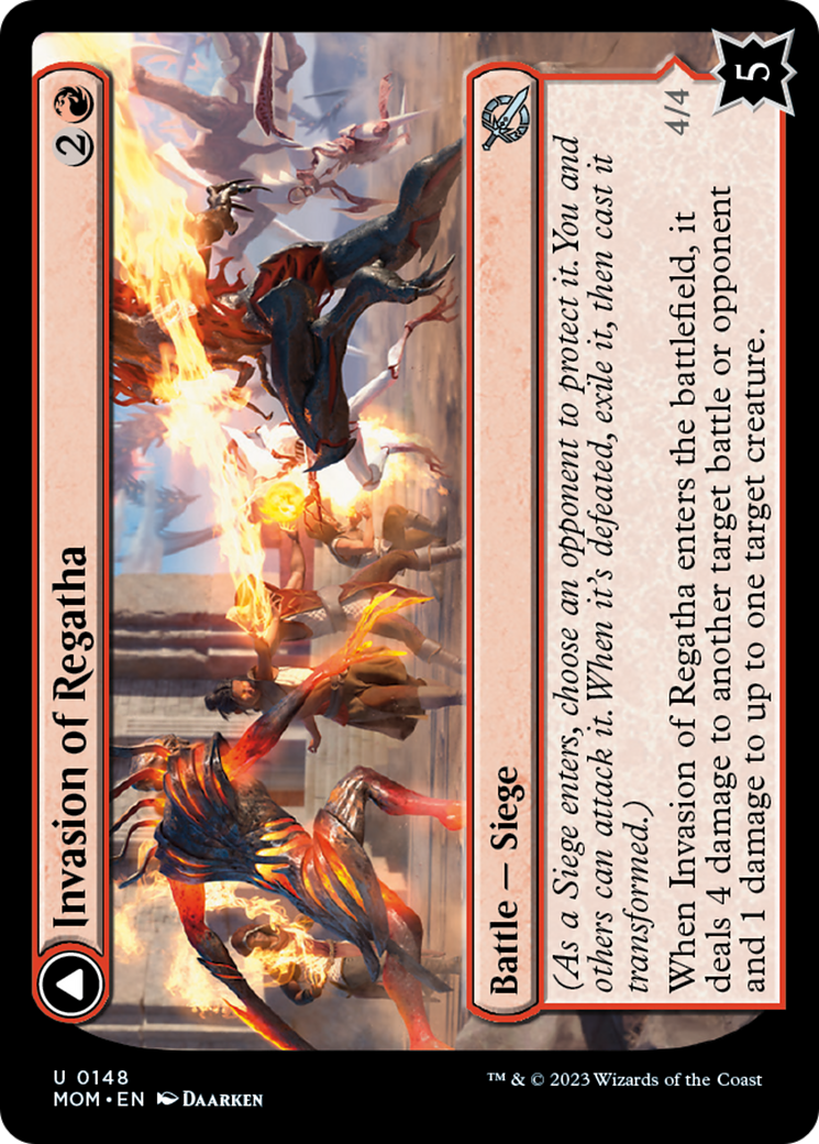 Invasion of Regatha (148) - March of the Machine Foil