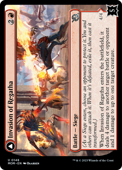 Invasion of Regatha (148) - March of the Machine Foil