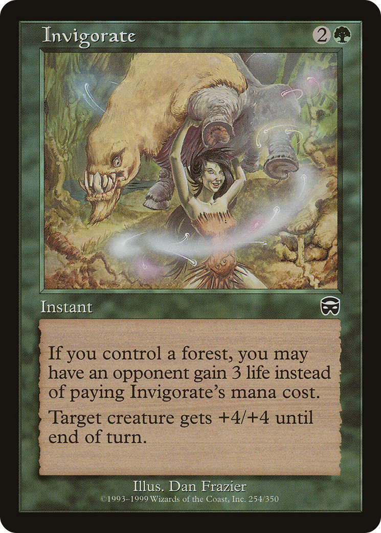 Invigorate (254) Foil - Mercadian Masques