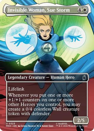 Invisible Woman, Sue Storm (Borderless) (323) - Marvel Super Heroes