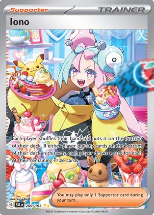 Iono (Alternate Full Art) (269) Holofoil - Paldea Evolved