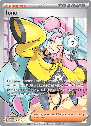 Iono (Full Art) (254) Holofoil - Paldea Evolved