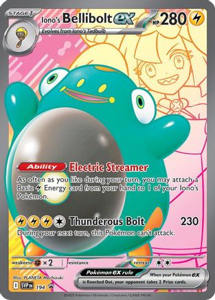 Iono's Bellibolt ex (Full Art) (194) Holofoil - Black Star Promos