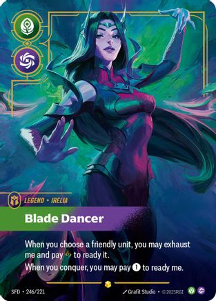 Irelia – Blade Dancer (Overnumbered) (246) Foil - Spiritforged
