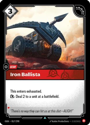 Iron Ballista (017) Foil - Origins