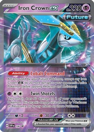 Iron Crown ex (146) Holofoil - Black Star Promos