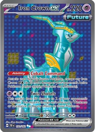 Iron Crown ex (Full Art) (191) Holofoil - Temporal Forces