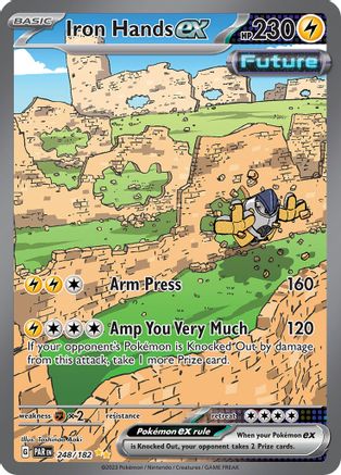 Iron Hands ex (Alternate Full Art) (248) Holofoil - Paradox Rift