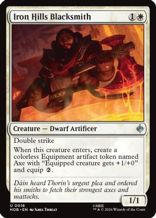 Iron Hills Blacksmith (016) Foil - The Hobbit
