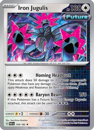 Iron Jugulis (158) Holofoil - Paradox Rift